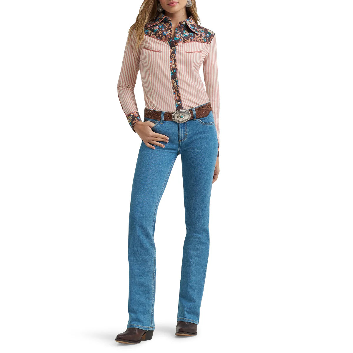 Wrangler X Lainey Wilson Ladies Mae Boot Cut Denim Jean
