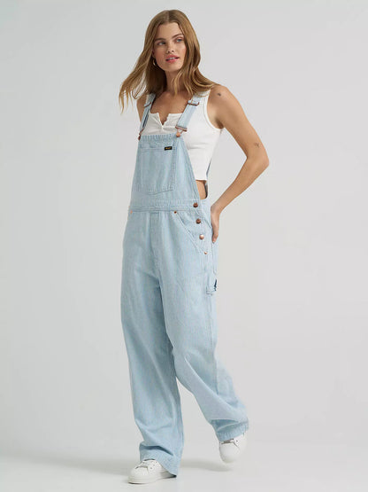 Lainey Wilson x Wrangler Stripe Overalls