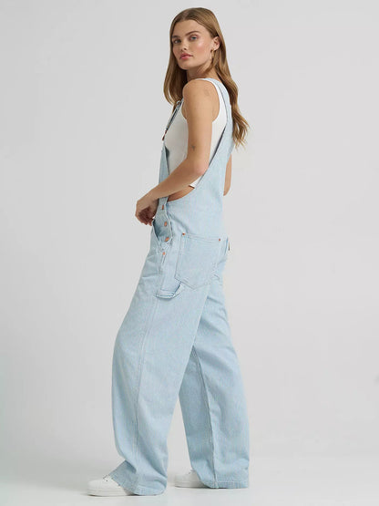 Lainey Wilson x Wrangler Stripe Overalls