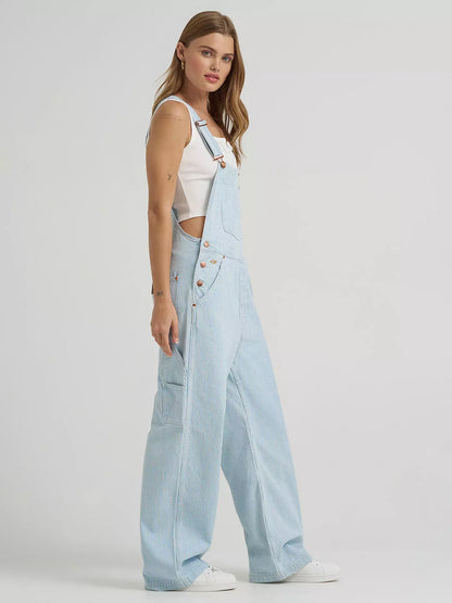 Lainey Wilson x Wrangler Stripe Overalls