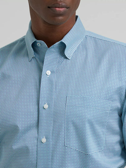 Wrangler Cody Johnson Wine One Pocket Button Down Shirt
