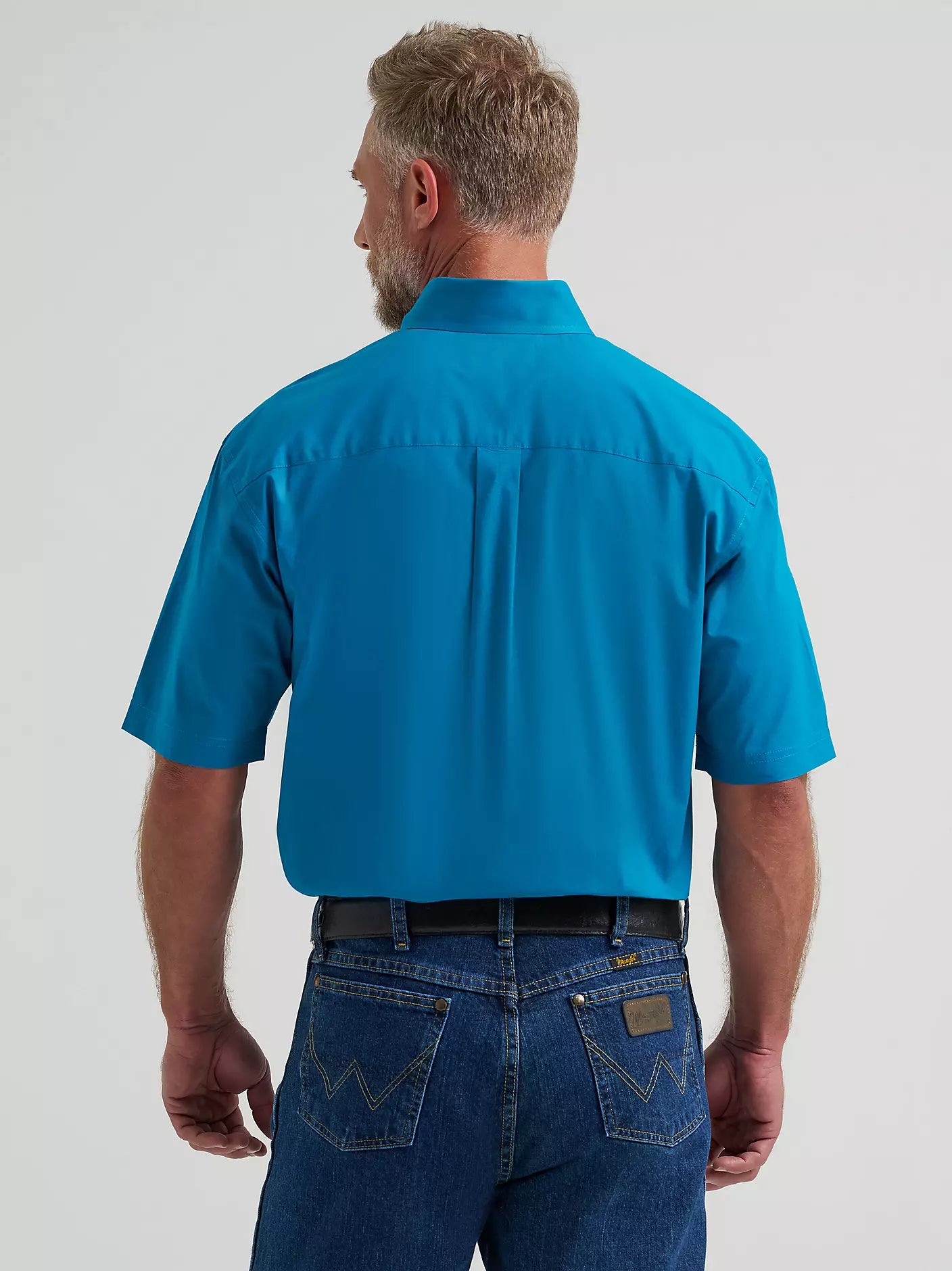 Wrangler® George Strait Blue Spruce Short Sleeve Shirt