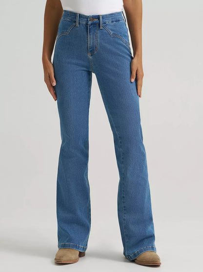 Wrangler BESPOKE High Rise Fashion Flare Jean