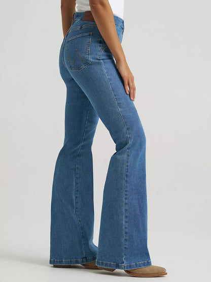 Wrangler BESPOKE High Rise Fashion Flare Jean