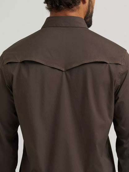 Wrangler All Terrain Gear Turkish Coffee Men's Technical Shirt