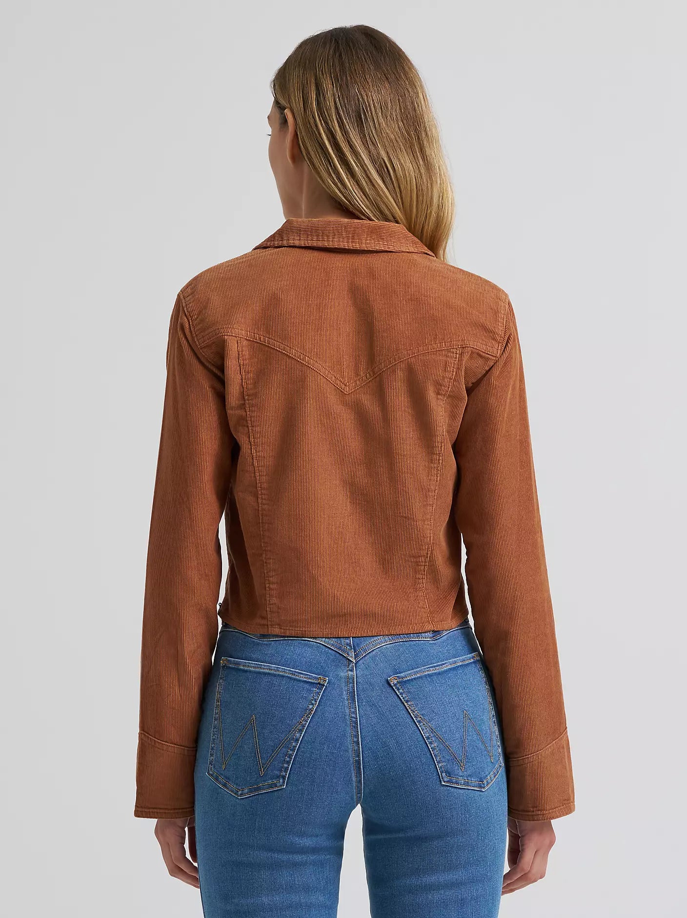 Wrangler Brown Prairie Popover Corduroy Shirt