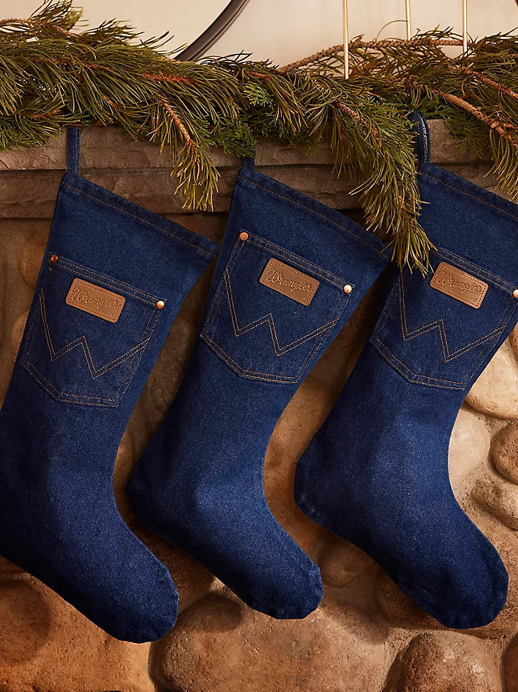 WRANGLER DENIM CHRISTMAS STOCKING