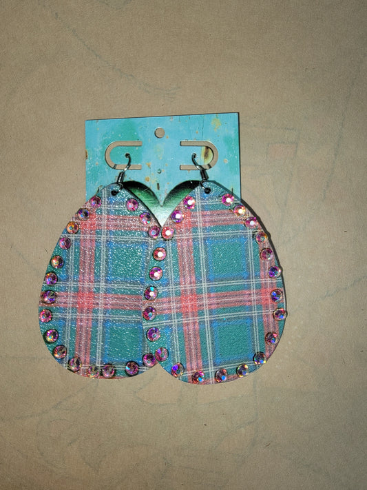 Christmas Plaid Earrings