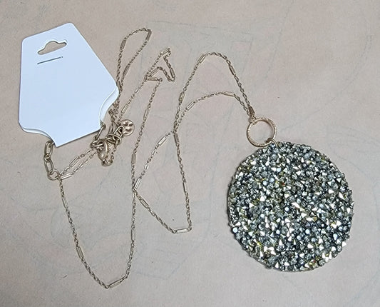 GOLD STONE NECKLACE