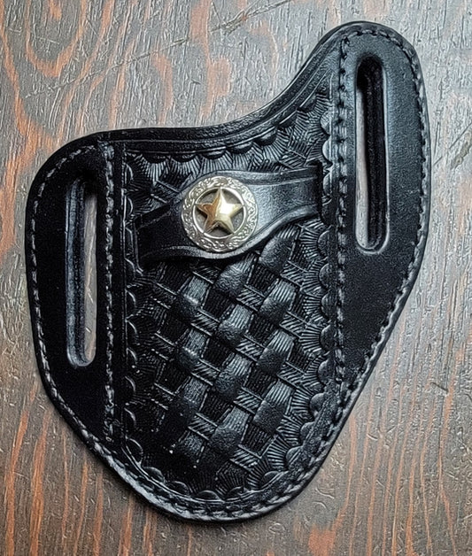 STAR BASKET WEAVE KNIFE SHEATH