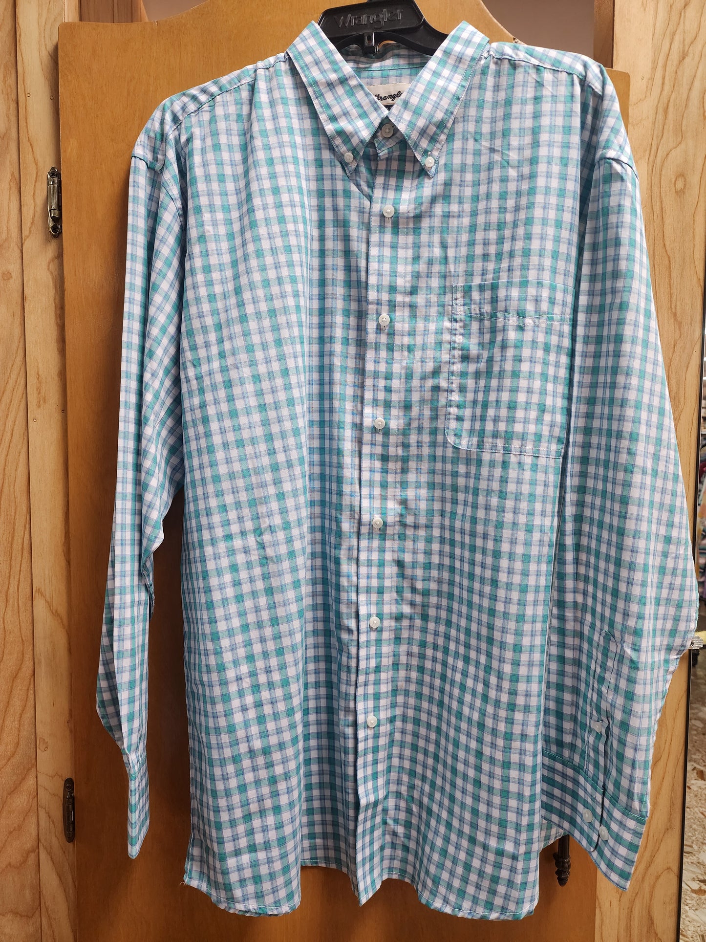 WRANGLER RIATA PLAID LONG SLEEVE SHIRT