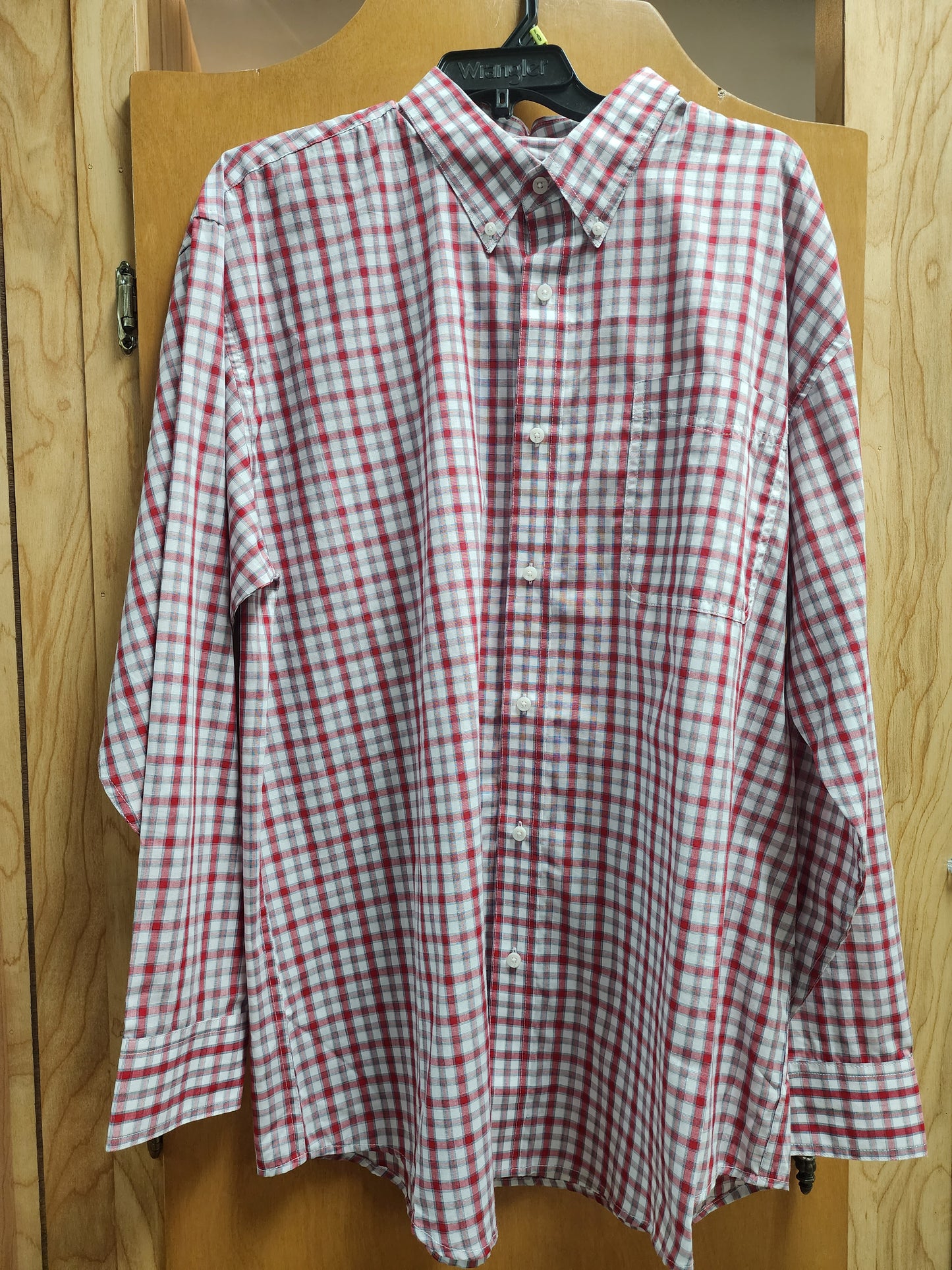 WRANGLER RIATA PLAID LONG SLEEVE SHIRT