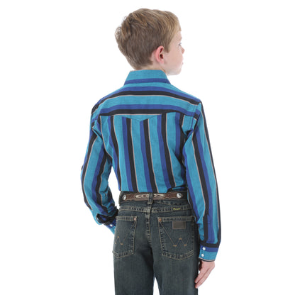 Wrangler Boy's Button Up Long Sleeve Shirt