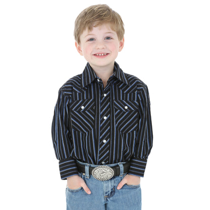 Wrangler Boy's Button Up Long Sleeve Shirt