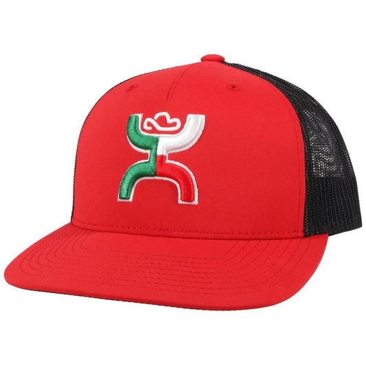 HOOEY YOUTH "BOQUILLAS" RED/BLACK HAT