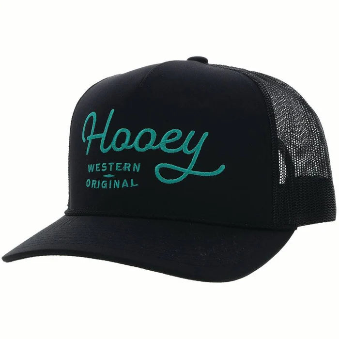 HOOEY "OG" HOOEY HAT BLACK W/TEAL