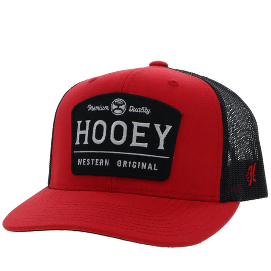 HOOEY "TRIP" RED/BLACK HAT