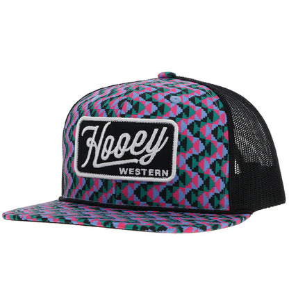 HOOEY "LAKOTA" HAT PURPLE /BLACK