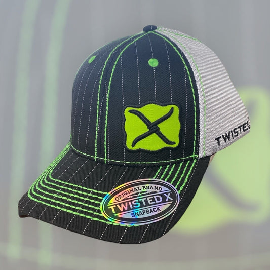 TWISTED X LIME GREEN SNAPBACK CAP