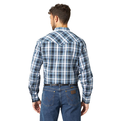 Wrangler Men's Sport Western Long Sleeve Snap Shirt