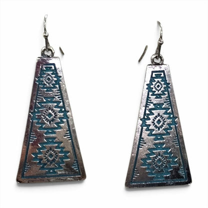 Aztec Pyramid Earrings