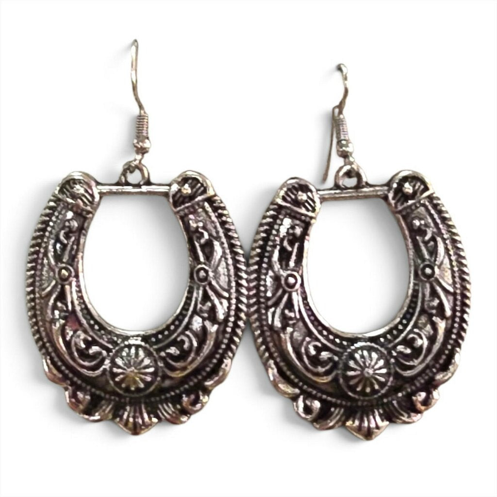 Western Horseshoe Earrings