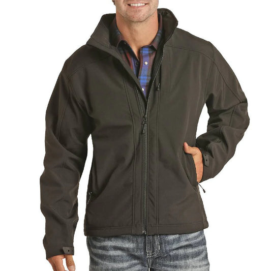 Powder River Men's Performance Black Softshell Jacket