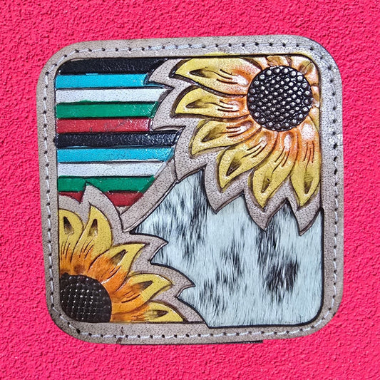 Mini Sunflower Travel Jewelry Box