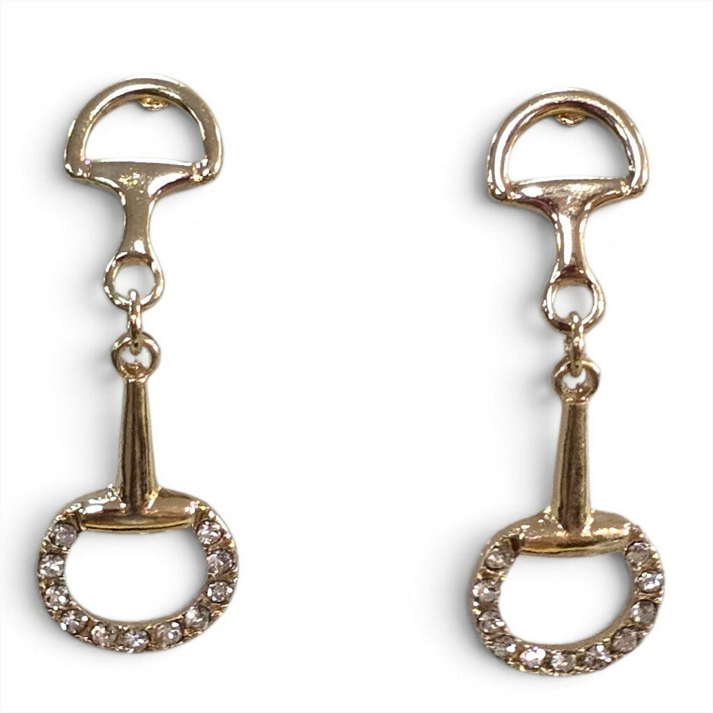 Rhinestone Small Stir-Up Earrings
