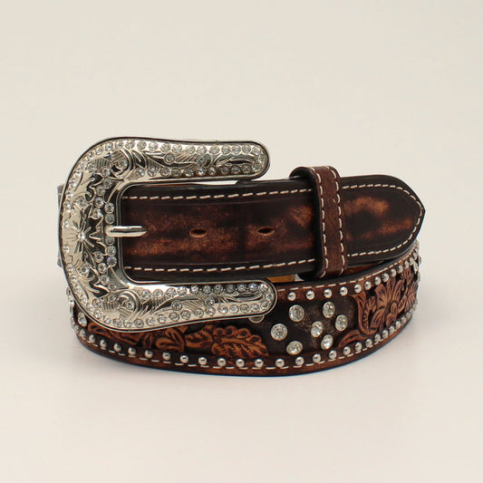 ANGEL RANCH BROWN TOOLED STONE BELT