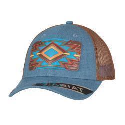Ariat Aztec Leather Patch Denim Cap