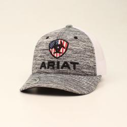 Ariat Youth SB Heather USA Gray Cap