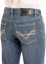 Rock & Roll Denim Medium Wash Revolver Jean