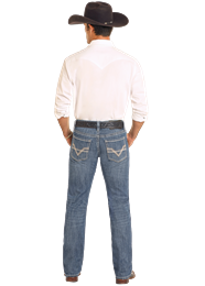 Rock & Roll Denim Medium Wash Revolver Jean