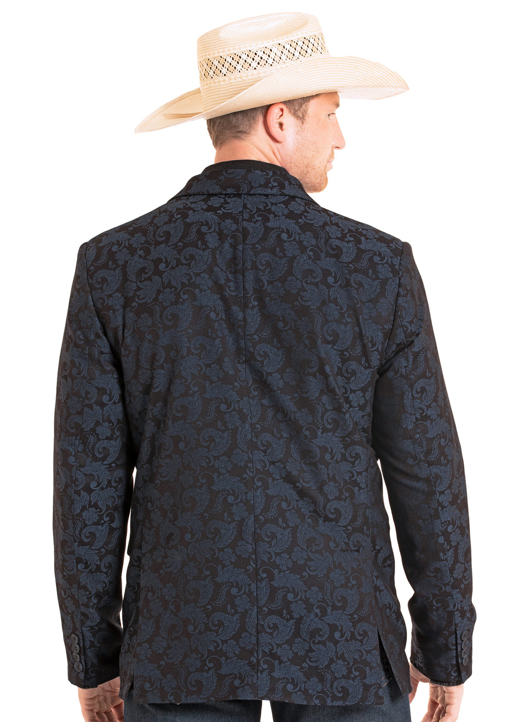 Rock & Roll Denim Men's Paisley Jacquard Sportscoat