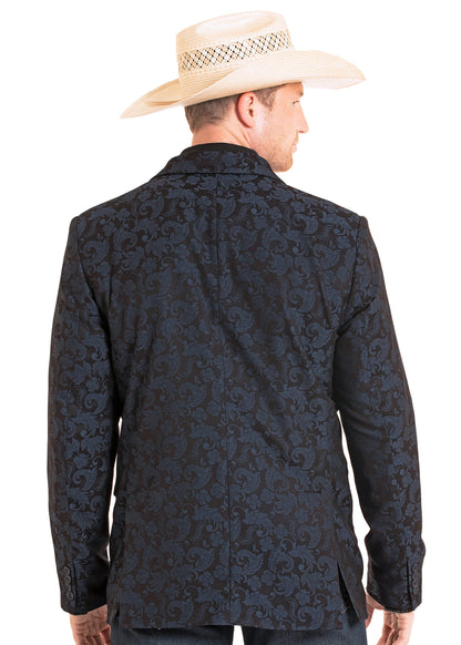 Rock & Roll Denim Men's Paisley Jacquard Sportscoat