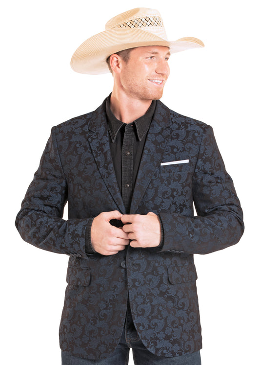 Rock & Roll Denim Men's Paisley Jacquard Sportscoat