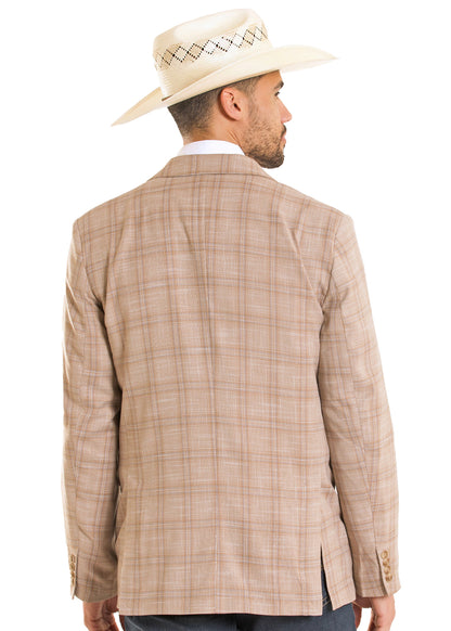Rock & Roll Denim Plaid Yarn Dye Sport Coat