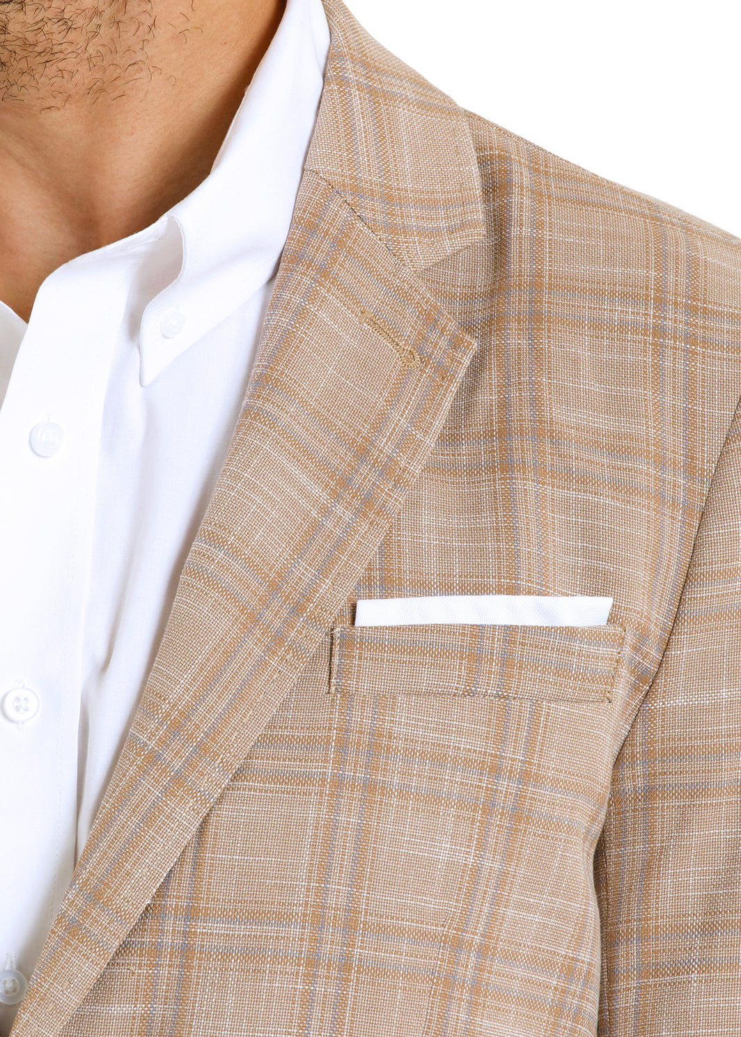 Rock & Roll Denim Plaid Yarn Dye Sport Coat