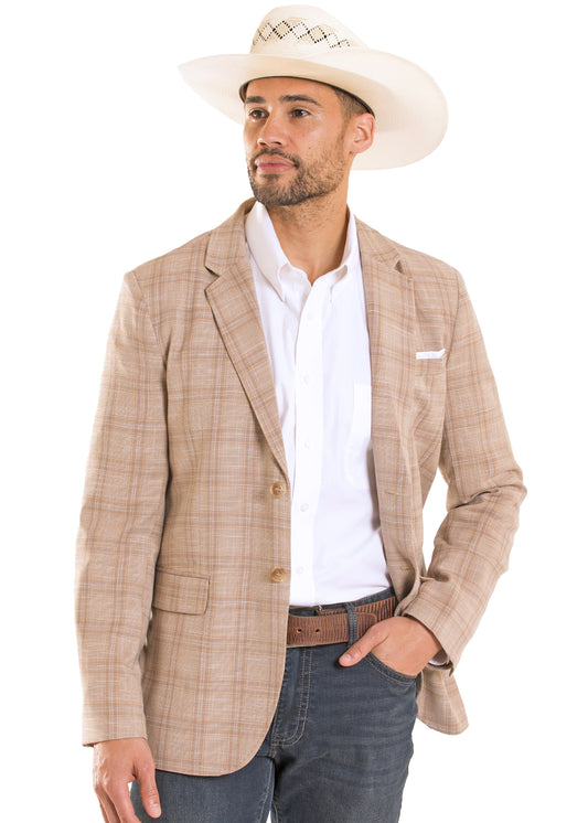 Rock & Roll Denim Plaid Yarn Dye Sport Coat