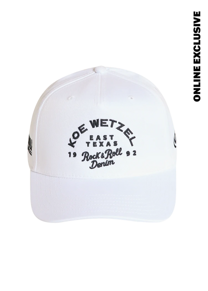 Koe Wetzel X Rock & Roll Denim White Cap