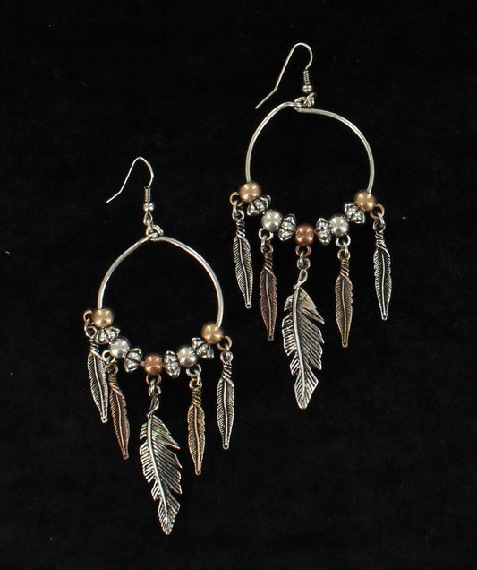 Blazin Roxx Feather Drop Earrings