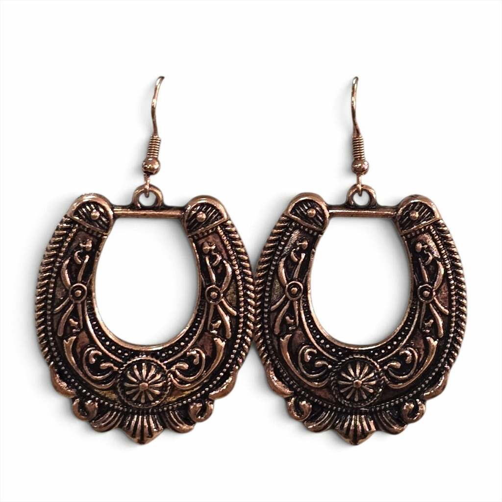 Western Horseshoe Earrings