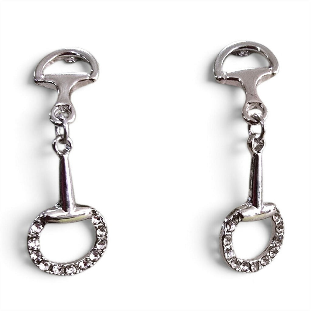 Rhinestone Small Stir-Up Earrings
