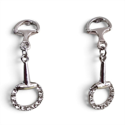 Rhinestone Small Stir-Up Earrings