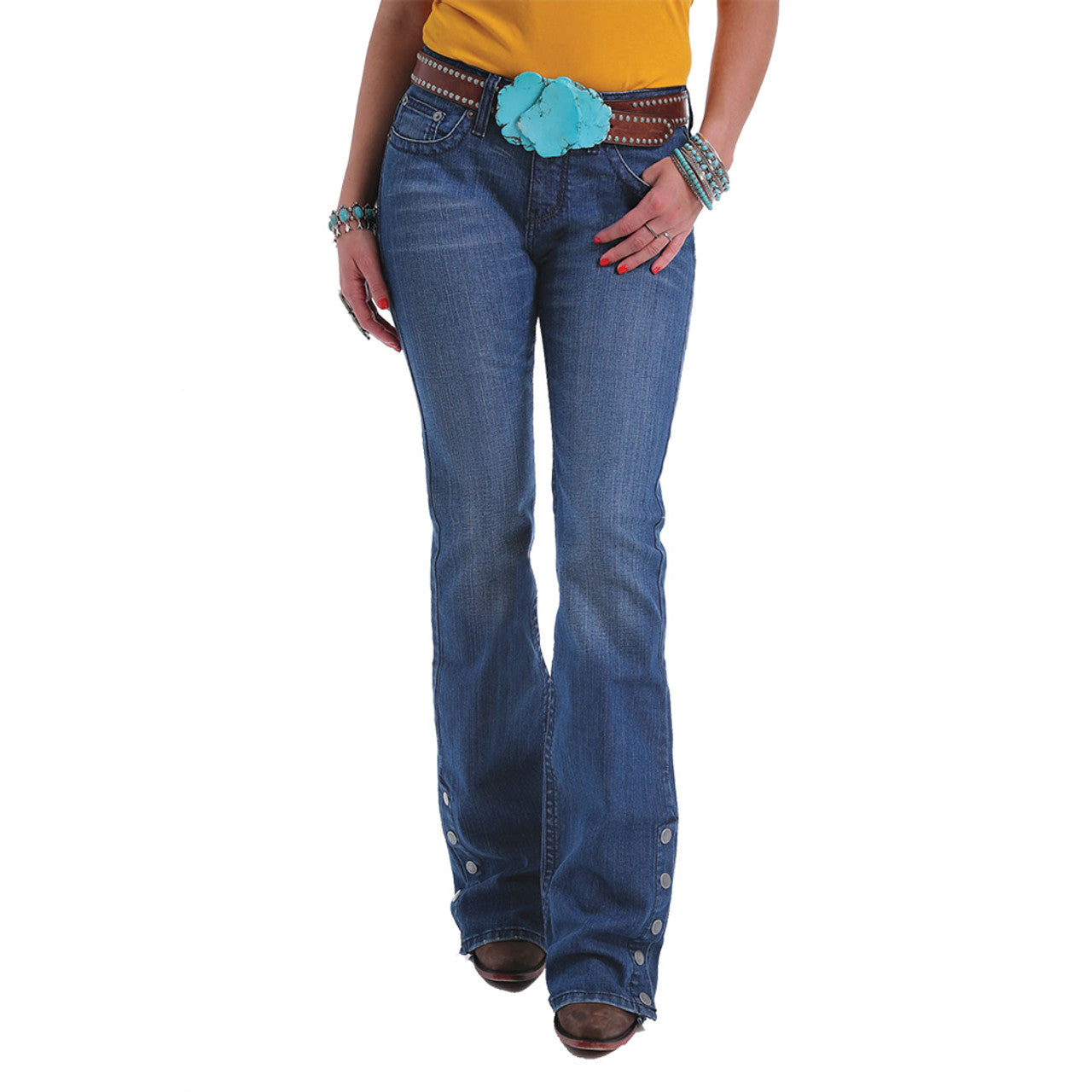 Cruel Hannah Moderate Rise Slim Flare Jean