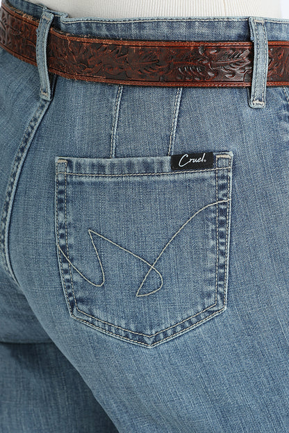 Cruel Denim Women's Hannah Moderate Rise Cropped Jeans