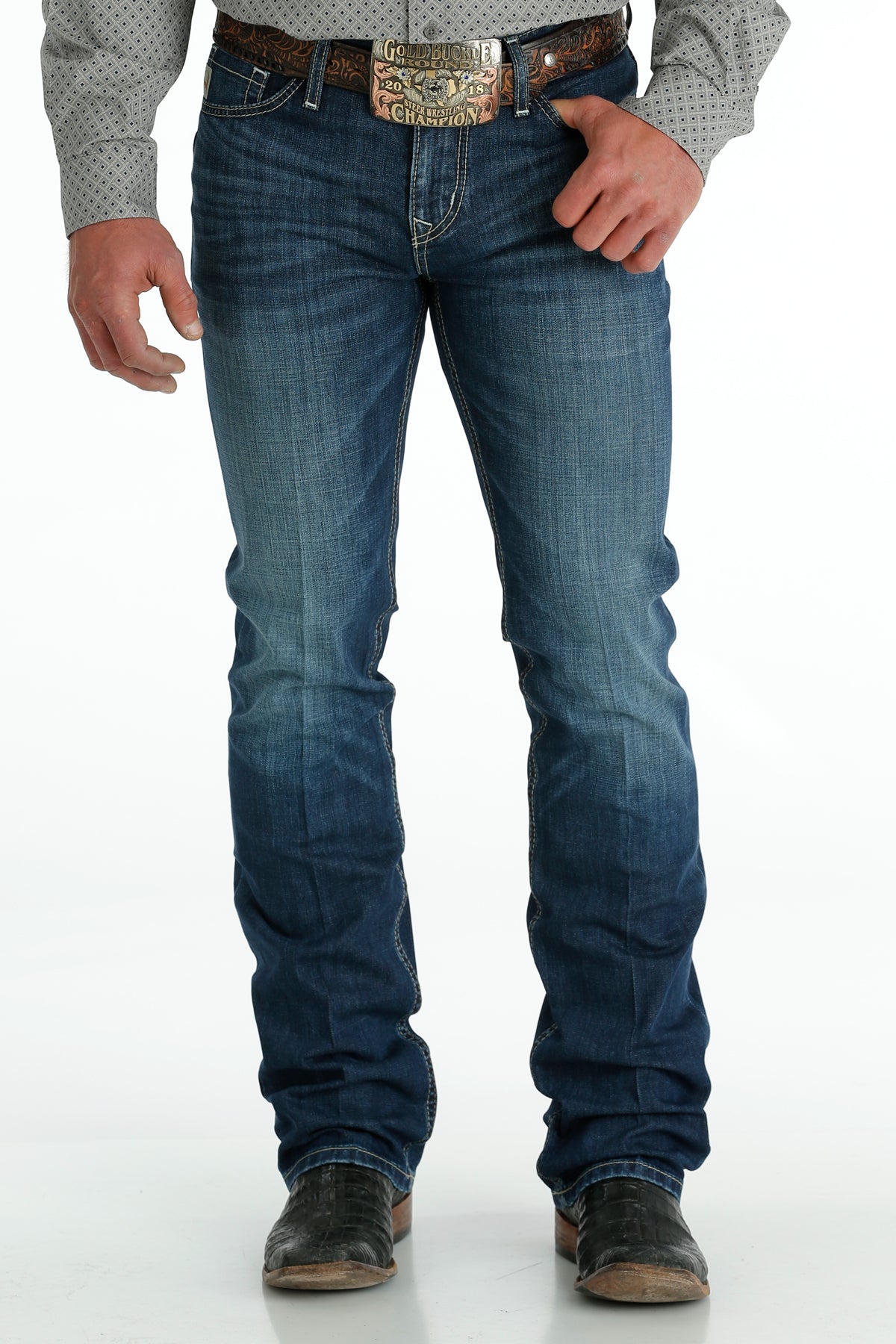 Cinch Ian Dark Stonewash Jean