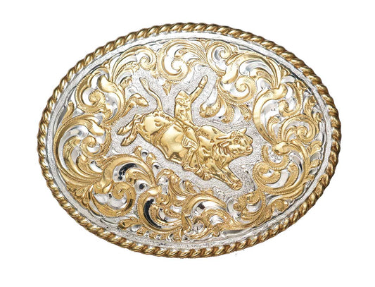 CRUMRINE BULL RIDER  RODEO BUCKLE