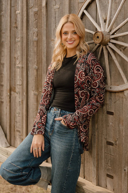 Desert Dehlia Cardigan